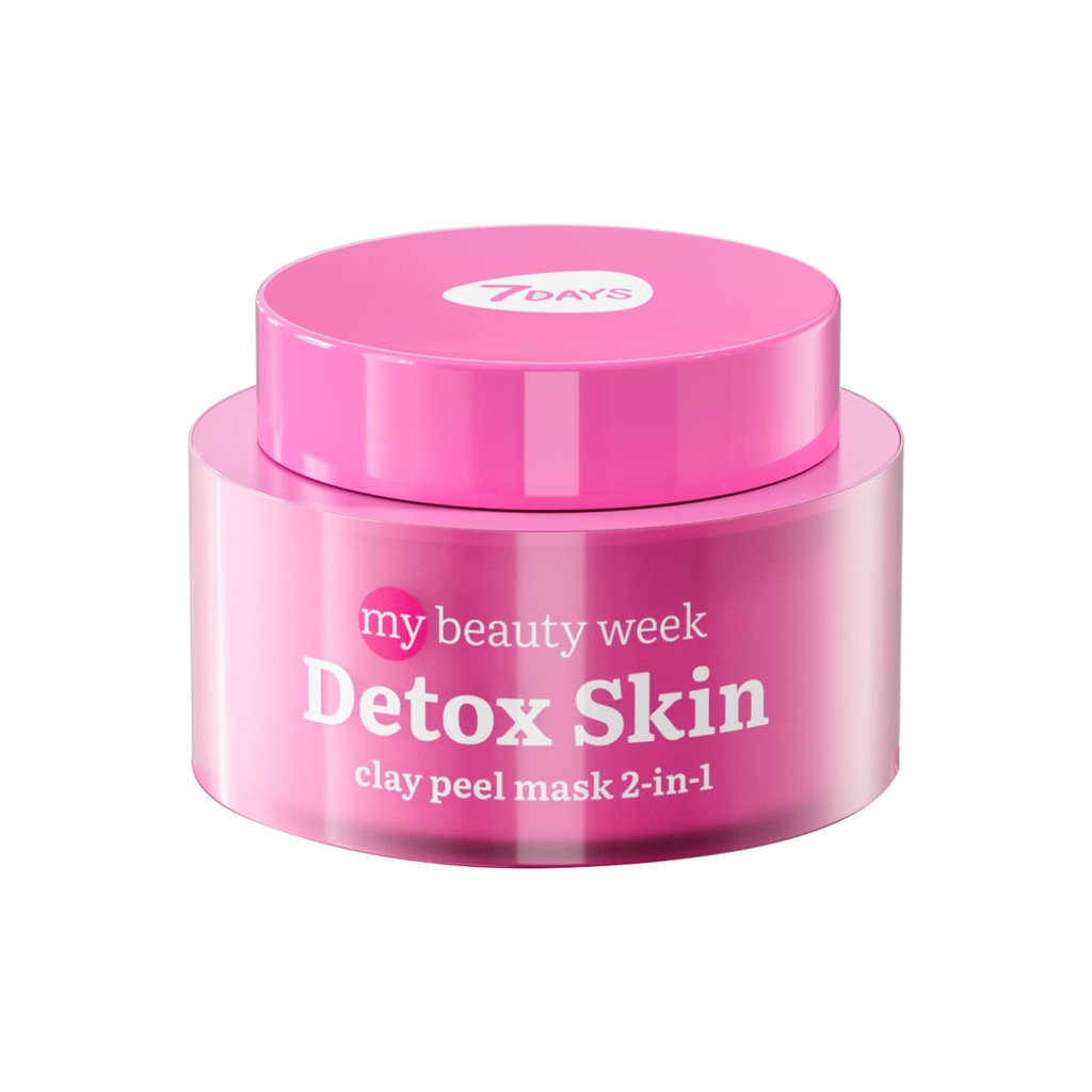 MASCARILLA DE ARCILLA CLAY PEEL 2 EN 1 DETOX SKIN - 50 ML 7DAYS
