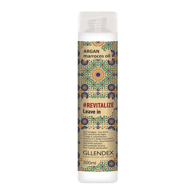 LEAVE IN ARGAN MARROCOS OIL REVITALIZE (300 ML - FRASCO) GLLENDEX