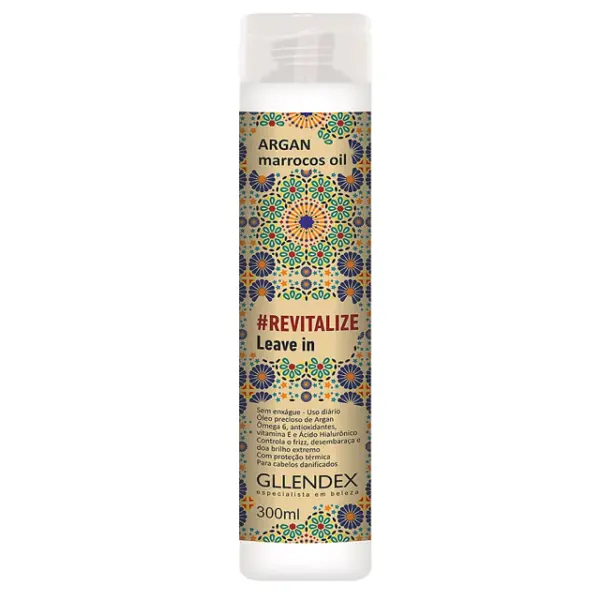 LEAVE IN ARGAN MARROCOS OIL REVITALIZE (300 ML - FRASCO) GLLENDEX