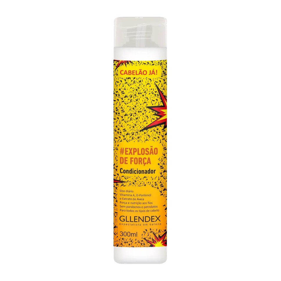 SHAMPOO EXPLOSION DE FUERZA (300 ML - FRASCO) GLLENDEX