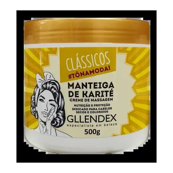 [42215] MANTECA DE KARITE CREMA DE MASAJE (500 G - POTE) GLLENDEX