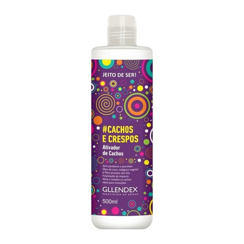 [42229] JEITO DE SER ACTIVADOR DE CACHOS (500 ML - FRASCO) GLLENDEX