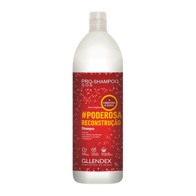 PRO PODEROSA RECONSTRUCCION SHAMPOO (1000 ML - FRASCO) GLLENDEX