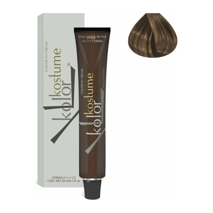COLORACION SEMIPERMANENTE RUBIO MEDIO MARRON 7/7(- 60ML - POMO) KOSTUME