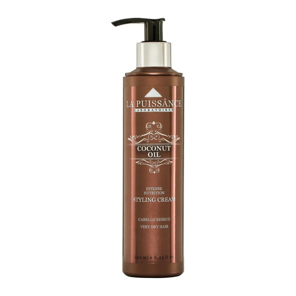 CREMA DE PEINAR CON COCONUT OIL (250 ML - FRASCO) LA PUISSANCE