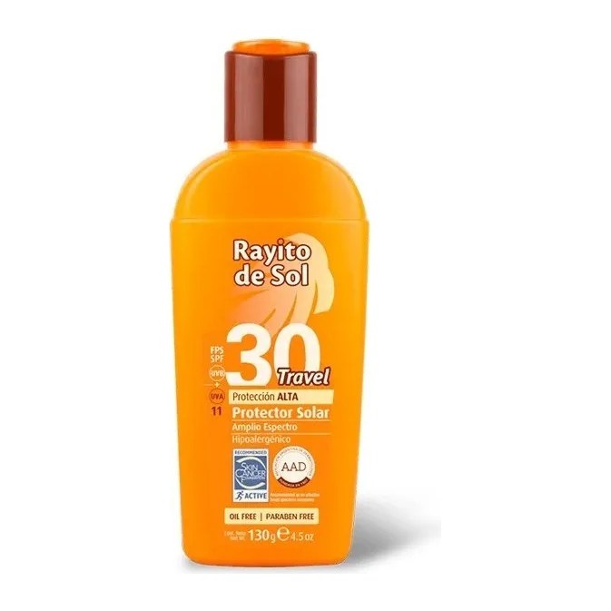 PROTECTOR SOLAR FPS 30 TRAVEL  (130 GR - FRASCO) RAYITO DE SOL