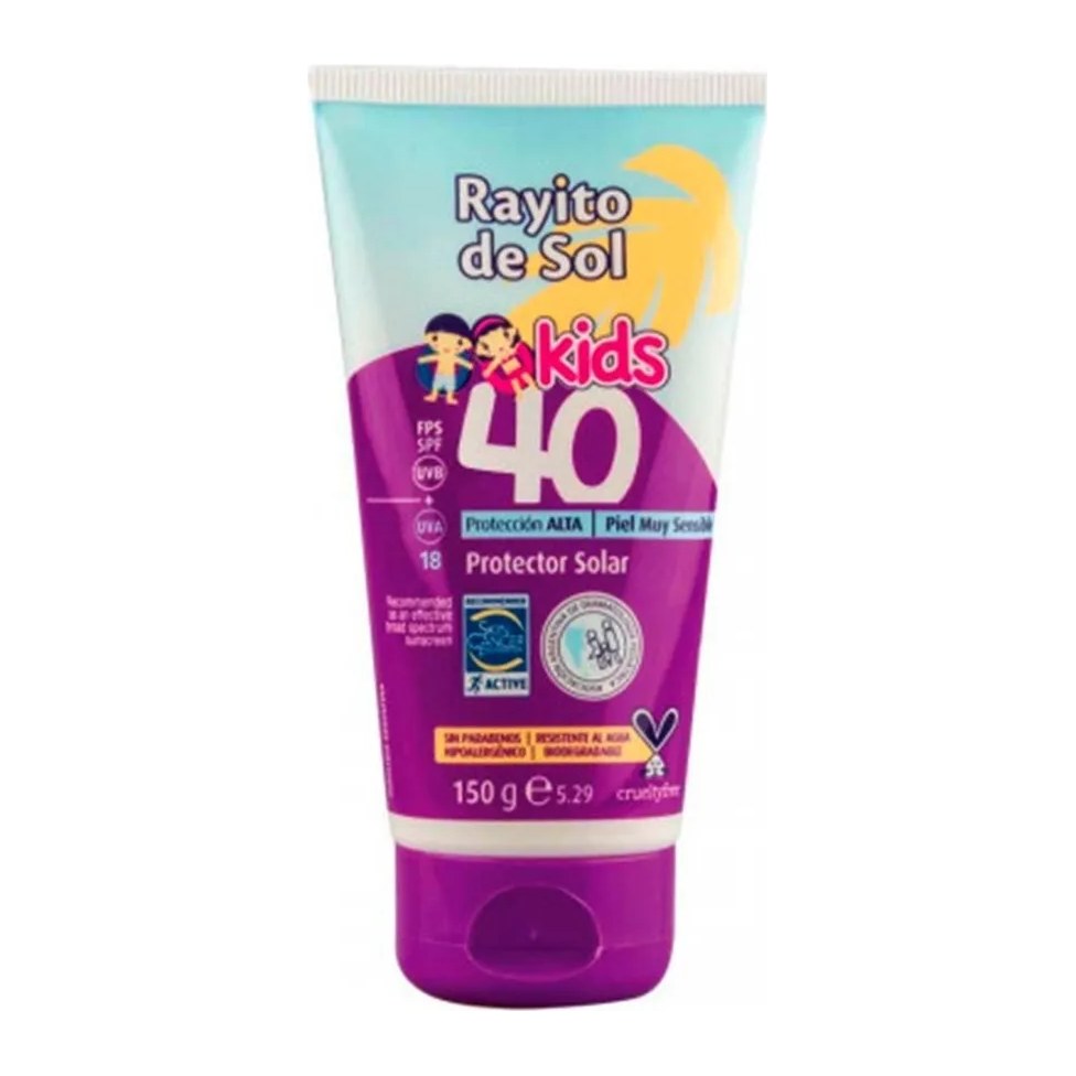 PROTECTOR SOLAR KIDS FPS 40 PROTECCION ALTA (150 G - POMO) RAYITO DE SOL