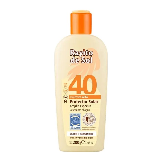 PROTECTOR SOLAR FPS 40  (200 G - CAJA) RAYITO DE SOL