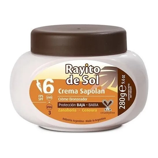CREMA SAPOLAN ZANAHORIA (280 ML - POTE) SISCOM
