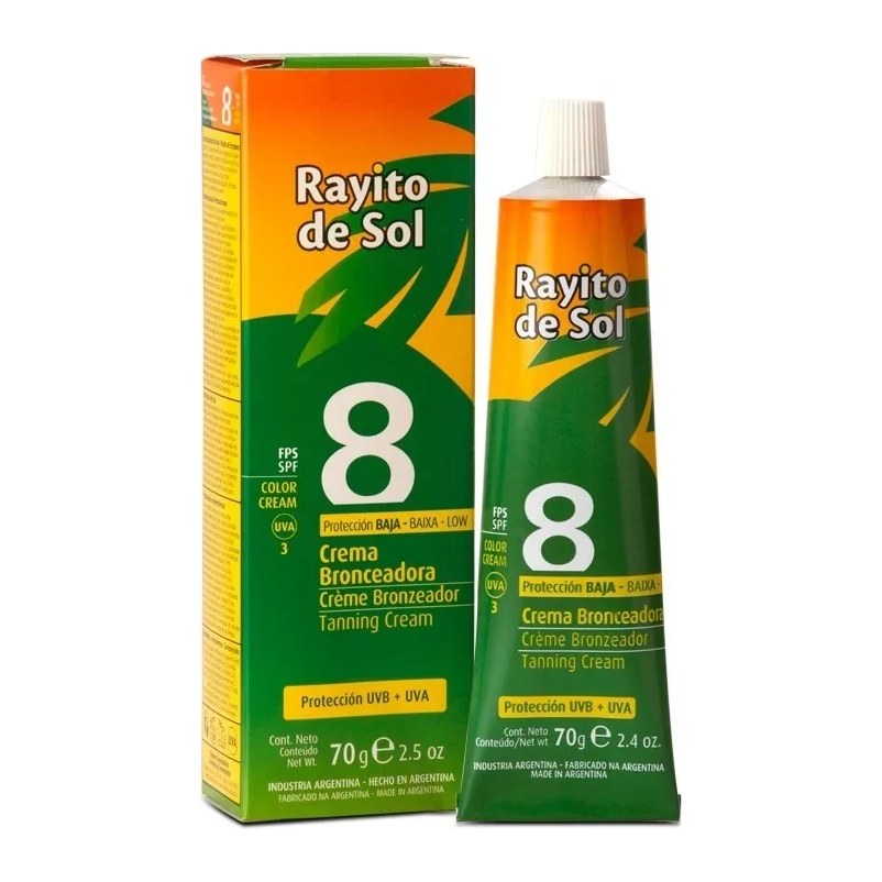 CREMA BRONCEADORA FPS 8 (70 G - CAJA) SISCOM