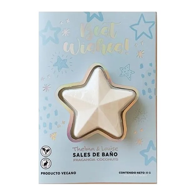 [46801] BEST WISHES SALES DE BAÑO ESTRELLA (50 GR - BLISTER) THELMA Y LOUISE