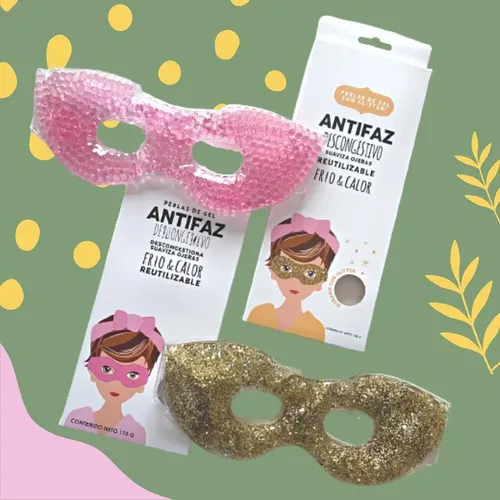 [46759] ANTIFAZ DESCONGESTIVO GEL C/GLITTER silver (120 G - CAJA) THELMA Y LOUISE