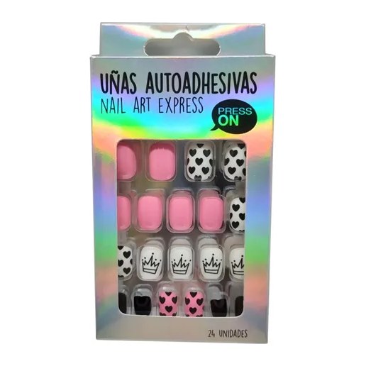 [46782] UÑAS AUTOADHESIVAS CORONA (24 UND - CAJA) THELMA Y LOUISE