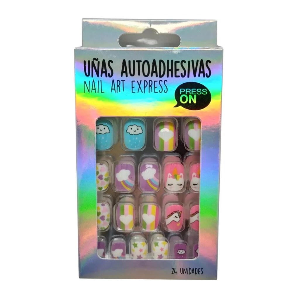 [46779] UÑAS AUTOADHESIVAS UNICORNIO (24 UND - CAJA) THELMA Y LOUISE