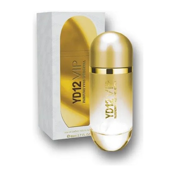 [42177] YD12 VIP  (212 VIP CAROLINA HERRERA) (DORADO - 100 ML - CAJA) Y VES DORGEVAL