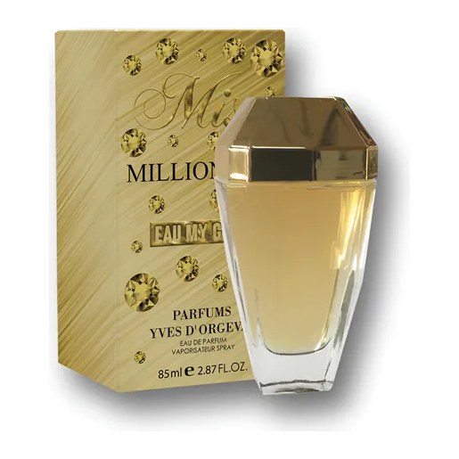[42178] MISS MILLIONAIRE EAUMY GOLD (L. MILLON E.M.G PACO RABANNE) (85 ML - CAJA) Y VES DORGEVAL