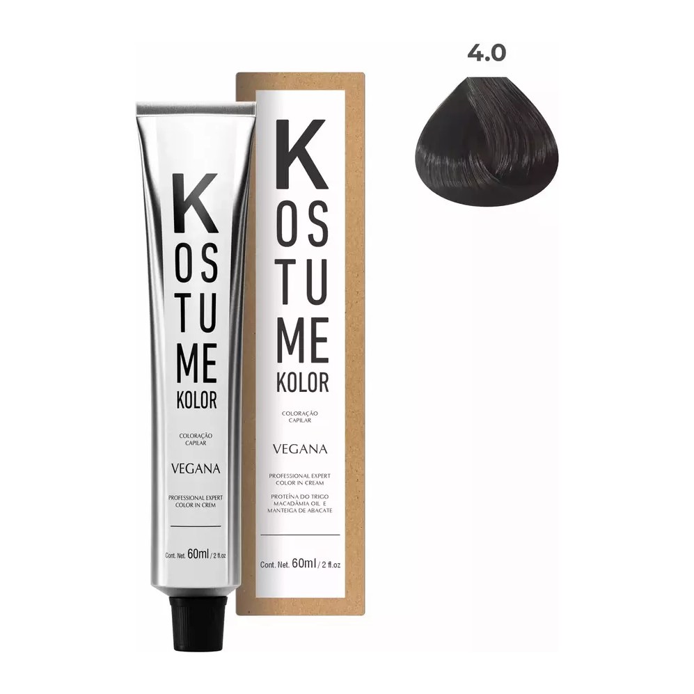 [48687] KOSTUME KOLOR VEGANA  4.0(- 60ML POMO) KOSTUME,COLORACION KOSTUME KOLOR VEGANA