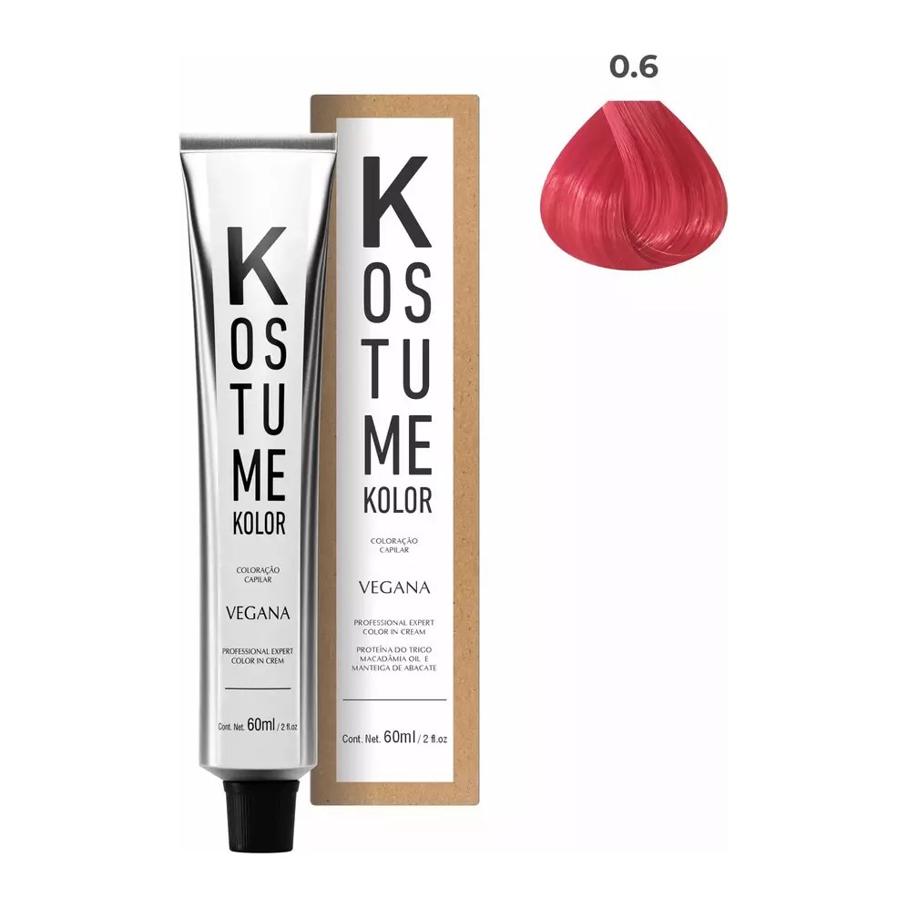KOSTUME KOLOR VEGANA  0.6(- 60ML POMO) KOSTUME,COLORACION KOSTUME KOLOR VEGANA