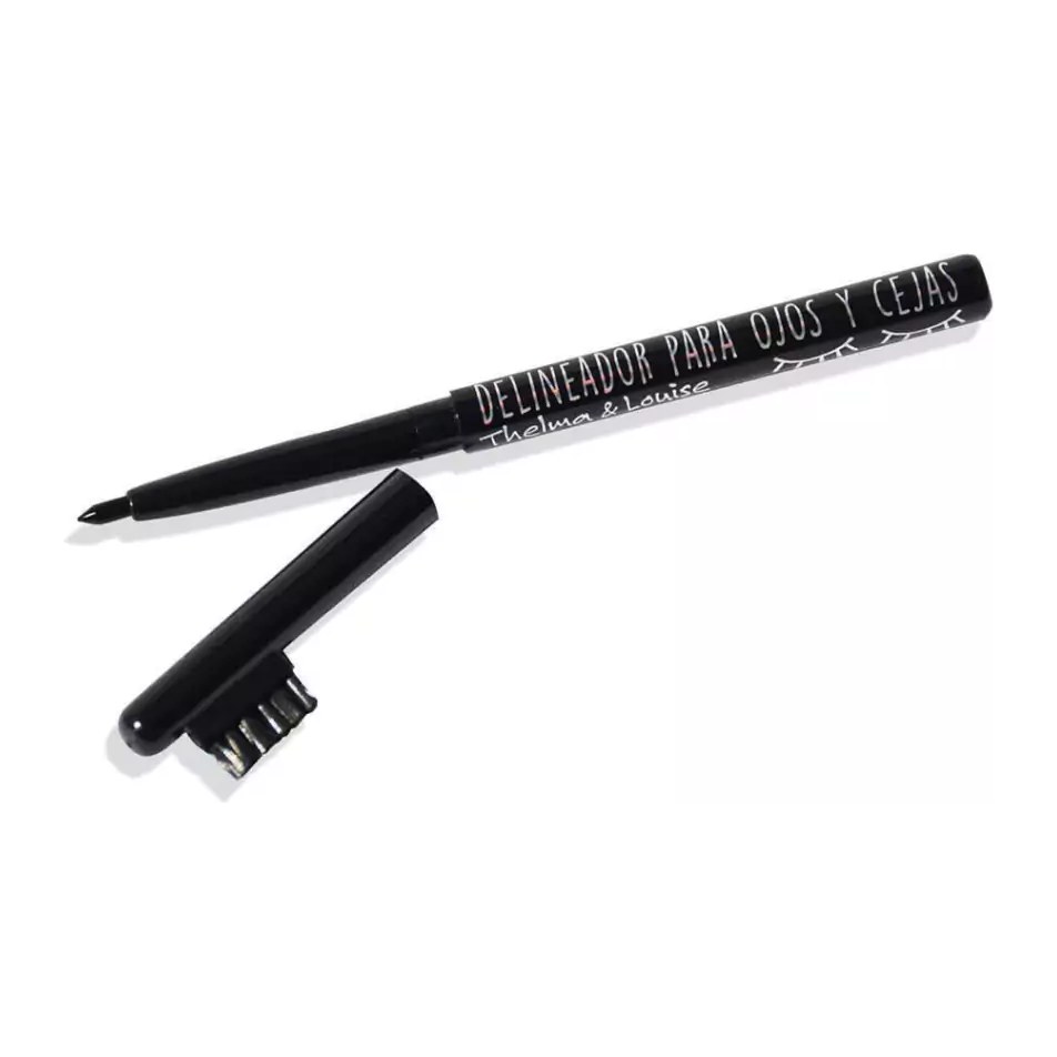 DELINEADOR DE CEJAS RETRACTIL CON CEPILLO (NEGRO - 0,2 GR) THELMA Y LOUISE