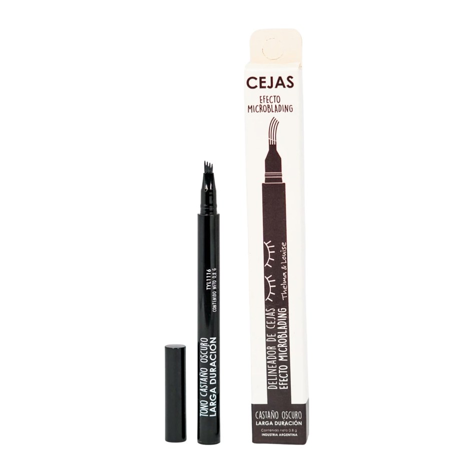 [48812] DELINEADOR DE CEJAS EFECTO MICROBLADING TYL	 (NEGRO - 0.8 GR - CAJA) THELMA Y LOUISE