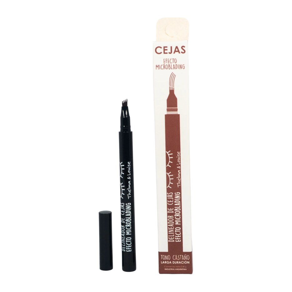 [48811] DELINEADOR DE CEJAS EFECTO MICROBLADING TYL (MARRON - 0.8 GR - CAJA) THELMA Y LOUISE