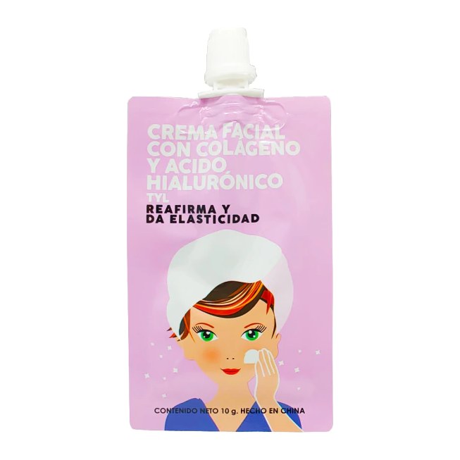 [48802] CREMA FACIAL CON COLAGENO Y ÁCIDO HIALURÓNICO (10 GR - POUCH) THELMA Y LOUISE