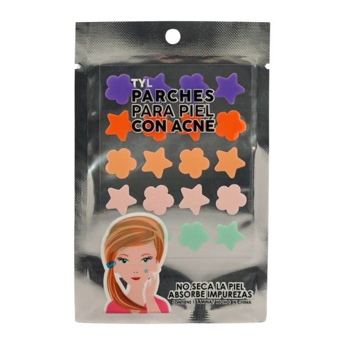 [48816] PARCHES INVISIBLE PARA ACNÉ ESTRELLAS Y FLORES (12 UND - CAJA) THELMA Y LOUISE