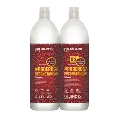 [49157] PRO KIT S.O.S SHAMPOO + BALSAMO CON CREATINA E COCO (2 UND - KIT) GLLENDEX