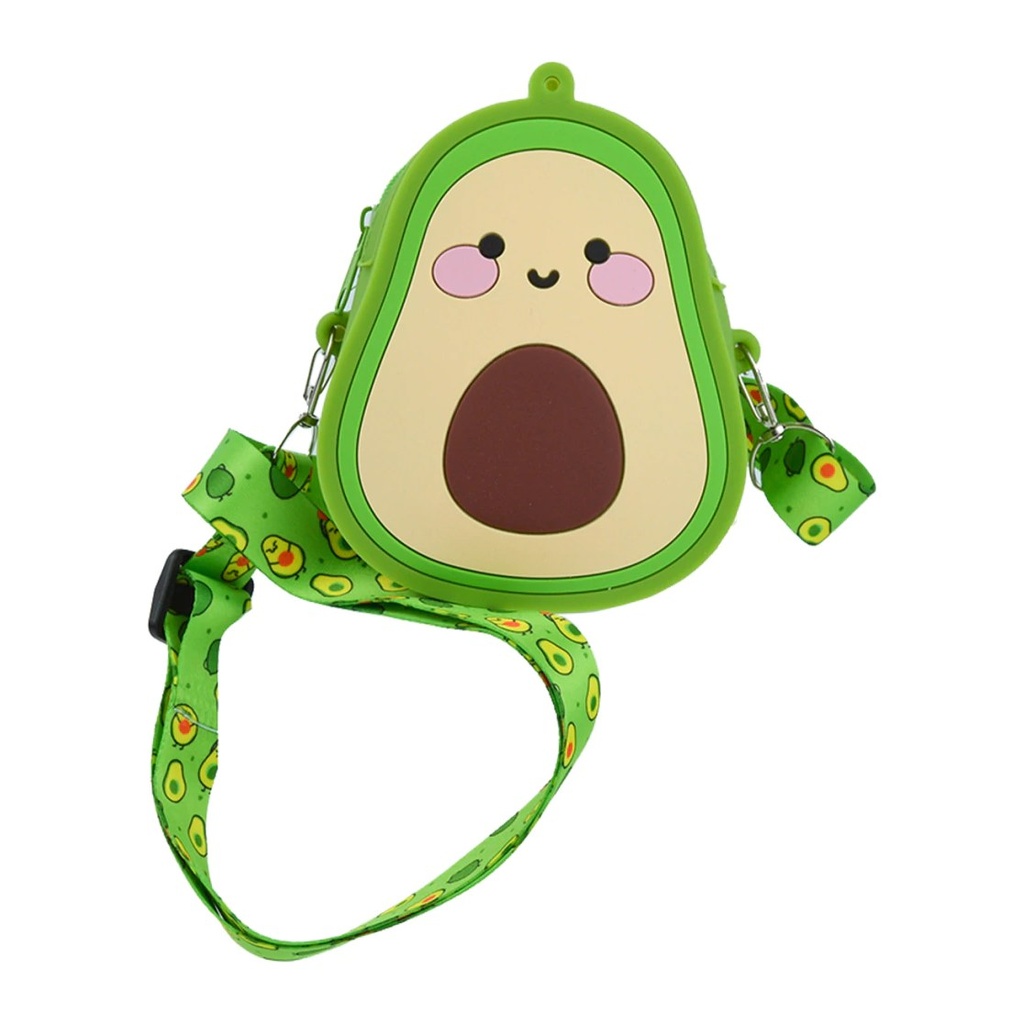 [49185] CARTERITA INFANTIL SILICONA AVOCADO (1 UND - BOLSA) THELMA Y LOUISE