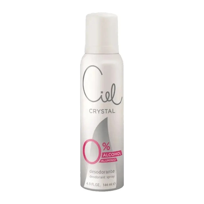 [49269] DESODORANTE AEROSOL 0% ALCOHOL CIEL CRYSTAL (144 ML - AEROSOL) CANNON