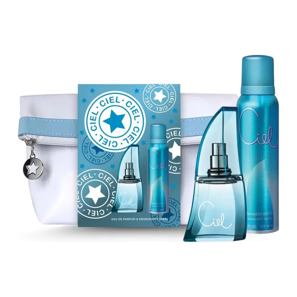 [44229] BOLSITO NESSESAIRE TORNAZOLADO CIEL (EDP 50 ML + DESODORANTE 123 ML) (2UNIDADES - BOLSITO) CANNON
