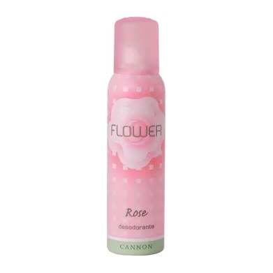[30776] DESODORANTE AEROSOL FLOWER ROSE 123 ML (123 ML - AEROSOL) CANNON