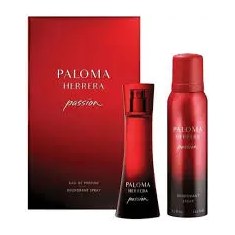 [48496] PALOMA HERRERA PASSION EDP + DESODORANTE (60 ML + 123 - ESTUCHE) CANNON