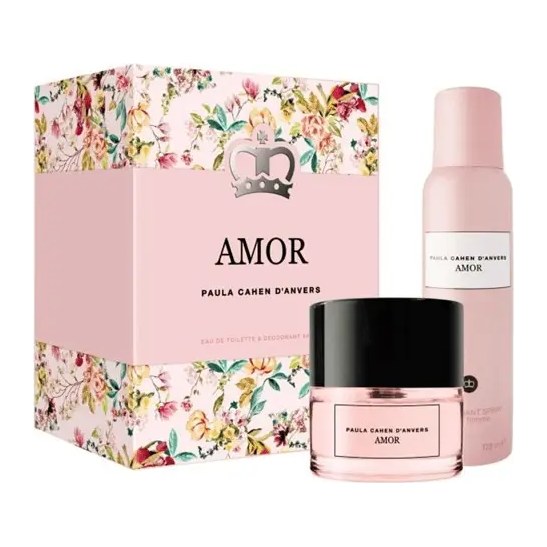 [48528] ESTUCHE PAULA AMOR (EDT + AER.) (60 ML + 123 ML - ESTUCHE) CANNON