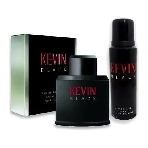 [48504] EAU DE TOILETTE KEVIN BLACK + DEO (100 ML + 33 ML - KIT) CANNON