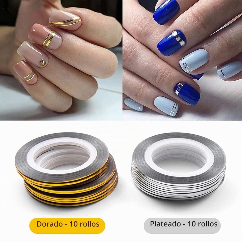 [47184] CINTA DECORATIVAS PARA UÑAS (1 UND - BOLSA) CITY GIRL