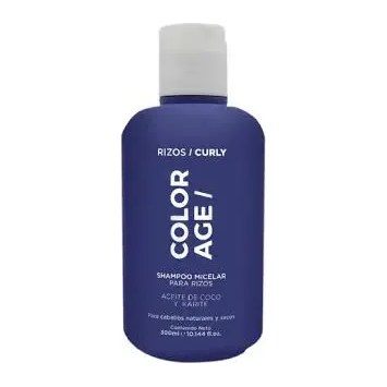 RIZOS SHAMPOO MICELAR CON COCO Y KARITE (300 ML - POTE) COLOR AGE