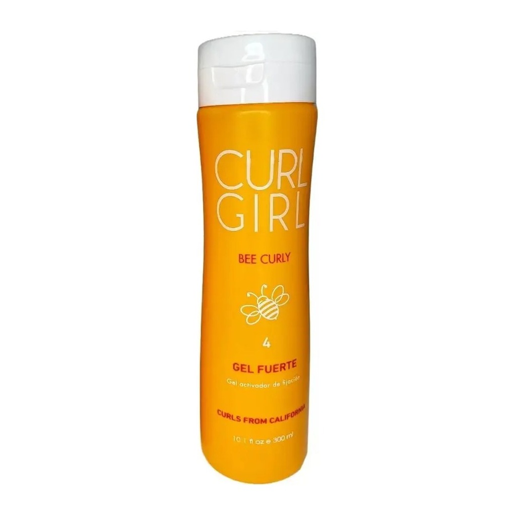 [45601] BEE CURLY GEL FUERTE (300 ML - FRASCO) CURL GIRL