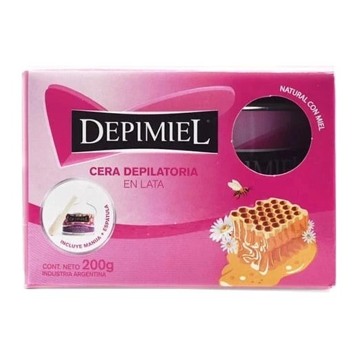CERA EN LATA NATURAL CON ESTUCHE (200 GRS.) DEPIMIEL