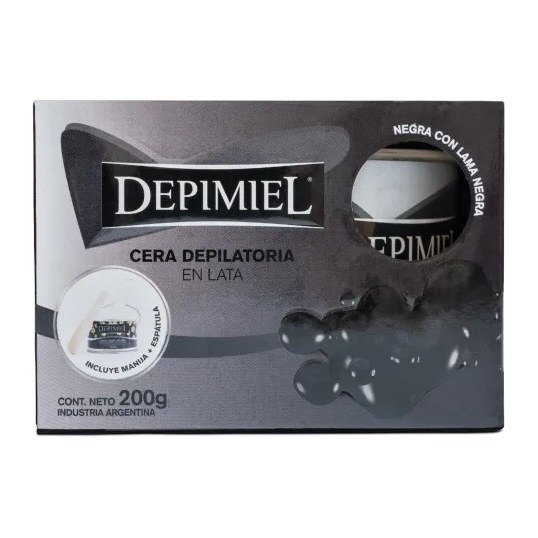 CERA EN LATA NEGRA CON ESTUCHE (200 GRS.) DEPIMIEL