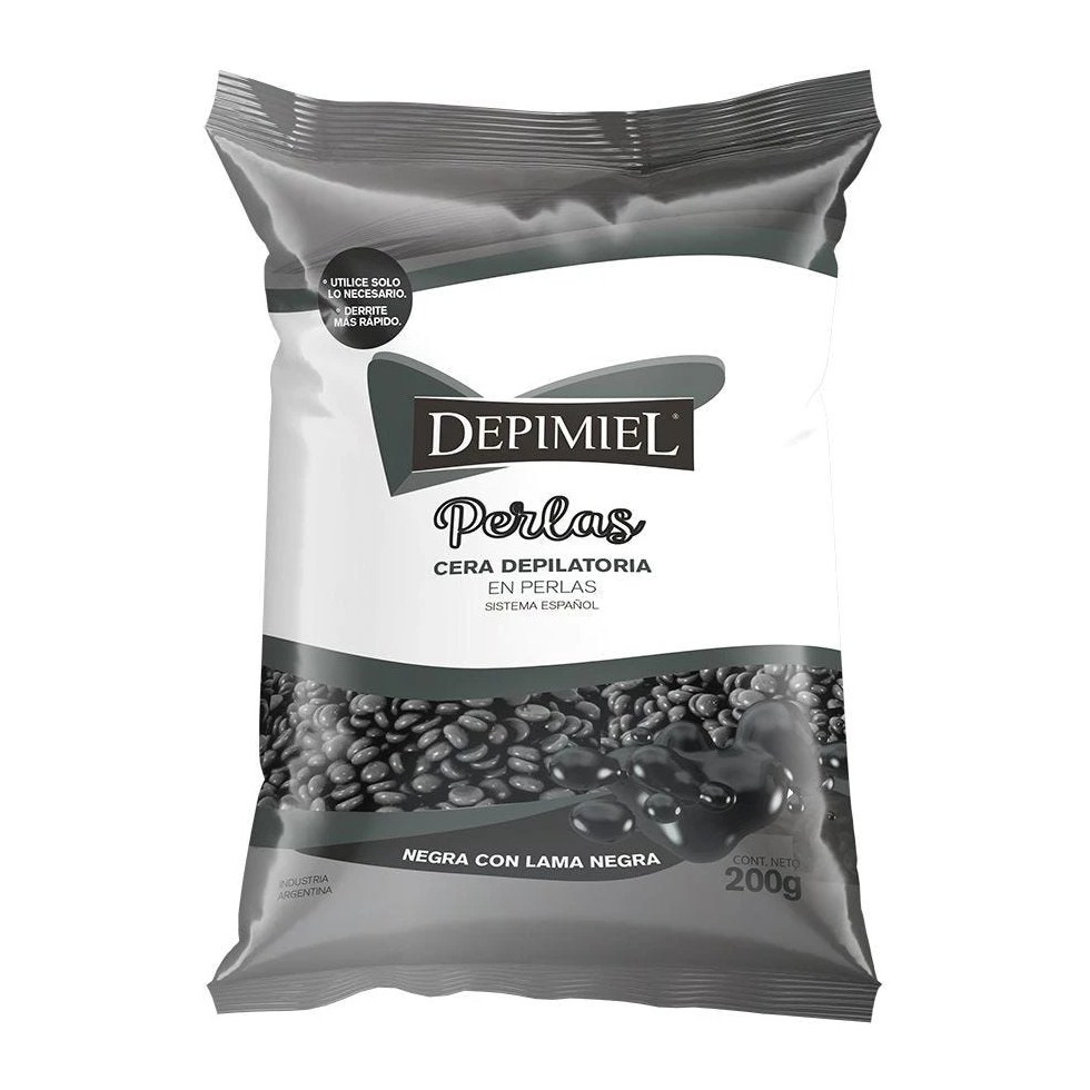 [48052] CERA EN PERLAS NEGRA (200 GRS.) DEPIMIEL
