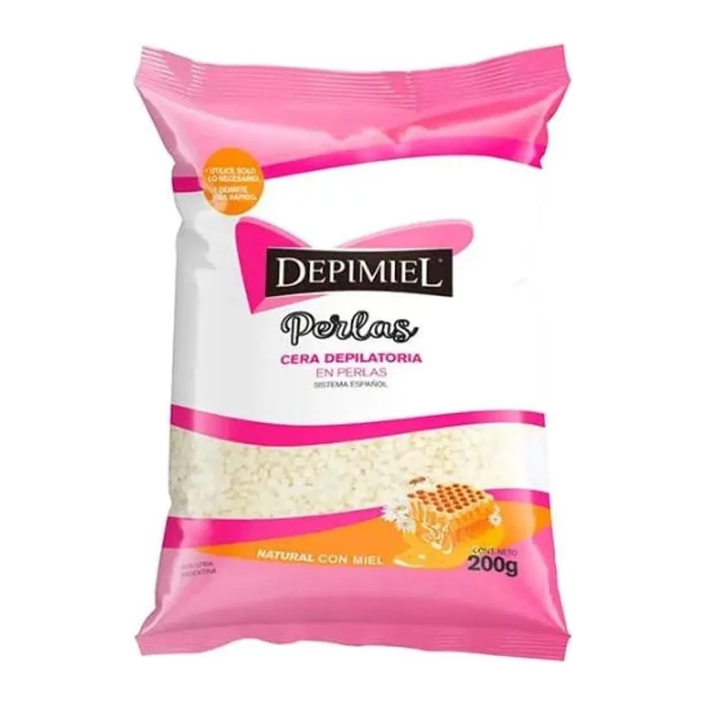 [48053] CERA EN PERLAS NATURAL (400 GRS.) DEPIMIEL