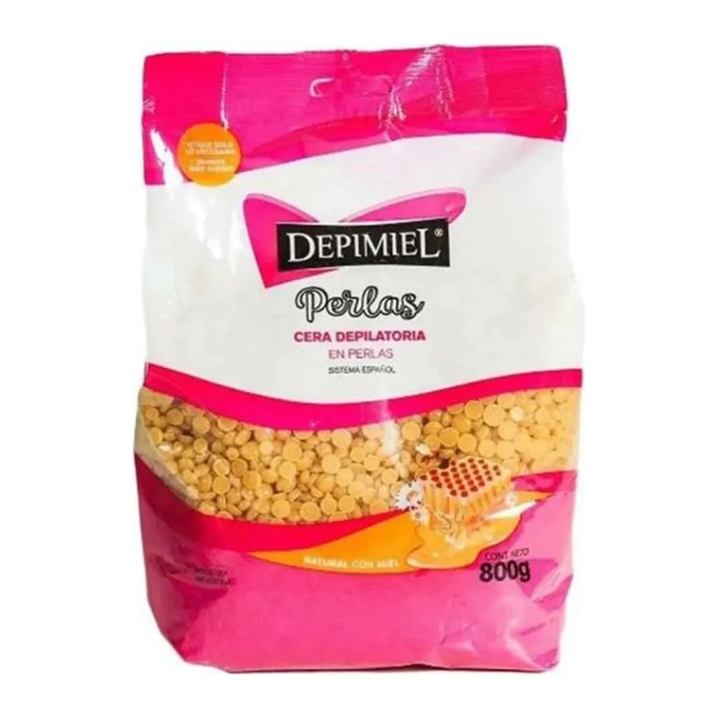 [48056] CERA EN PERLAS NATURAL (800 GRS.) DEPIMIEL