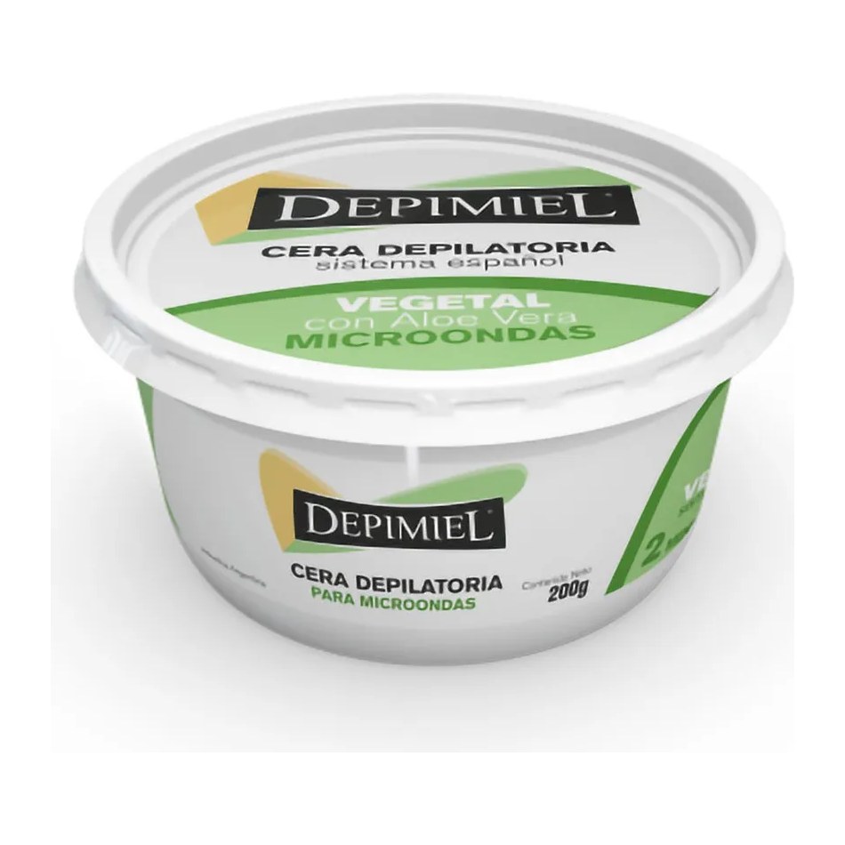 CERA EN POTE PARA MICROONDAS VEGETAL (200 GRS.) DEPIMIEL
