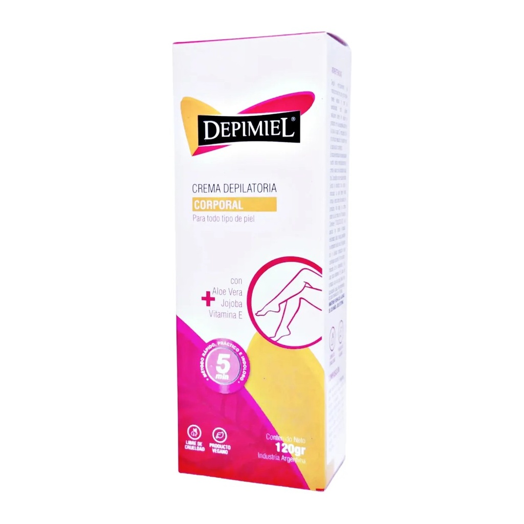 CREMA DEPILATORIA PARA EL CUERPO (120 GRS.) DEPIMIEL