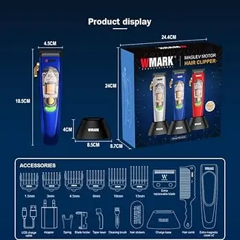 [49682] CLIPPER NG-9004 PROFESIONAL MOTOR MAGNETICO ( MAGLEV) RECARGABLE WMARK