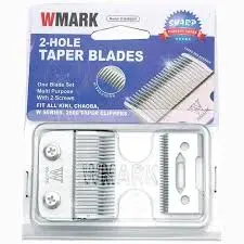 [49692] SET DE CUCHILLAS PARA CORTADORAS DE PELO	PLATEADA -DORADA (BLISTER 2 UND.) WMARK