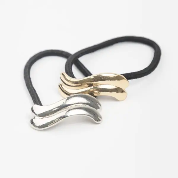 [49784] COLITA PONY CUFF lineas acero CITY GIRL
