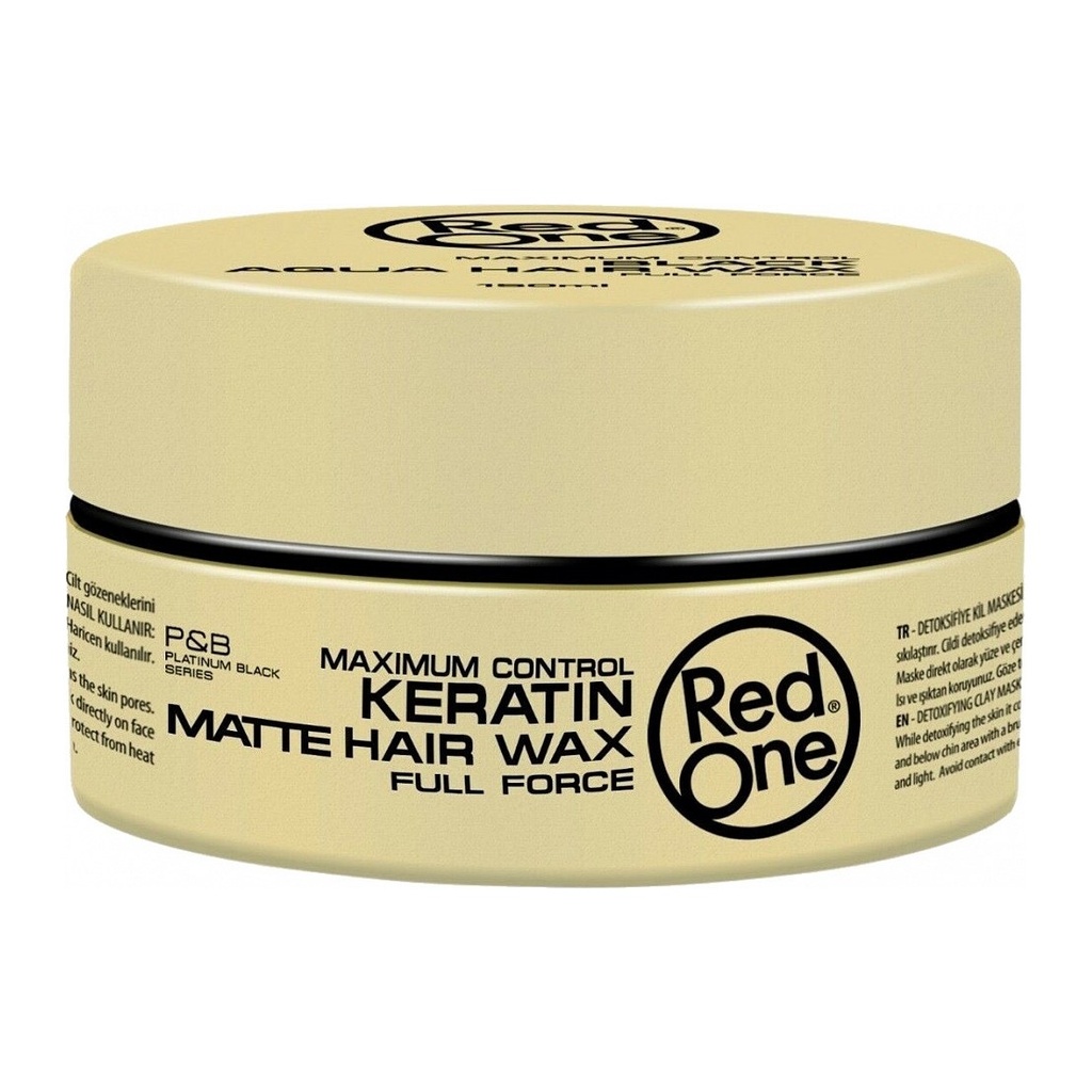 [50256] HAIR WAX RED ONE KERATIN MATTE HAIR WAX FULL FORCE 150 ML RED ONE