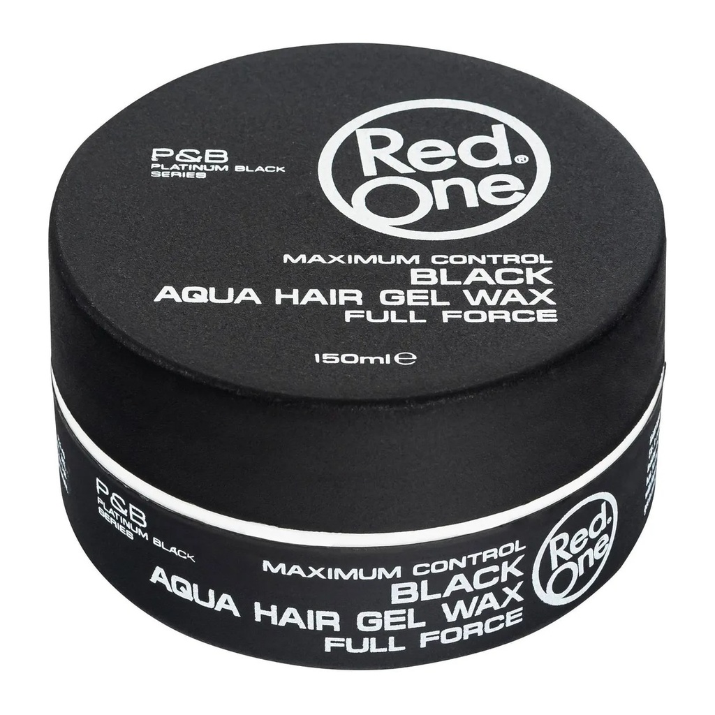 [50252] HAIR WAX RED ONE BLACK AQUA GEL FULL FORCE 150 ML RED ONE